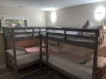 Guest Bedroom with Two Twin Bunk Beds at 38 Battery Road